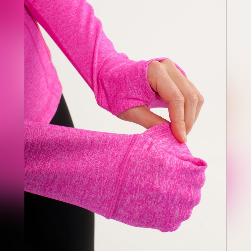 Women's Pink Zip-Up Jacket - Picture 3 of 12